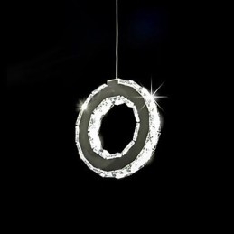 Modern Contemporary Crystal Metal Pendant Light