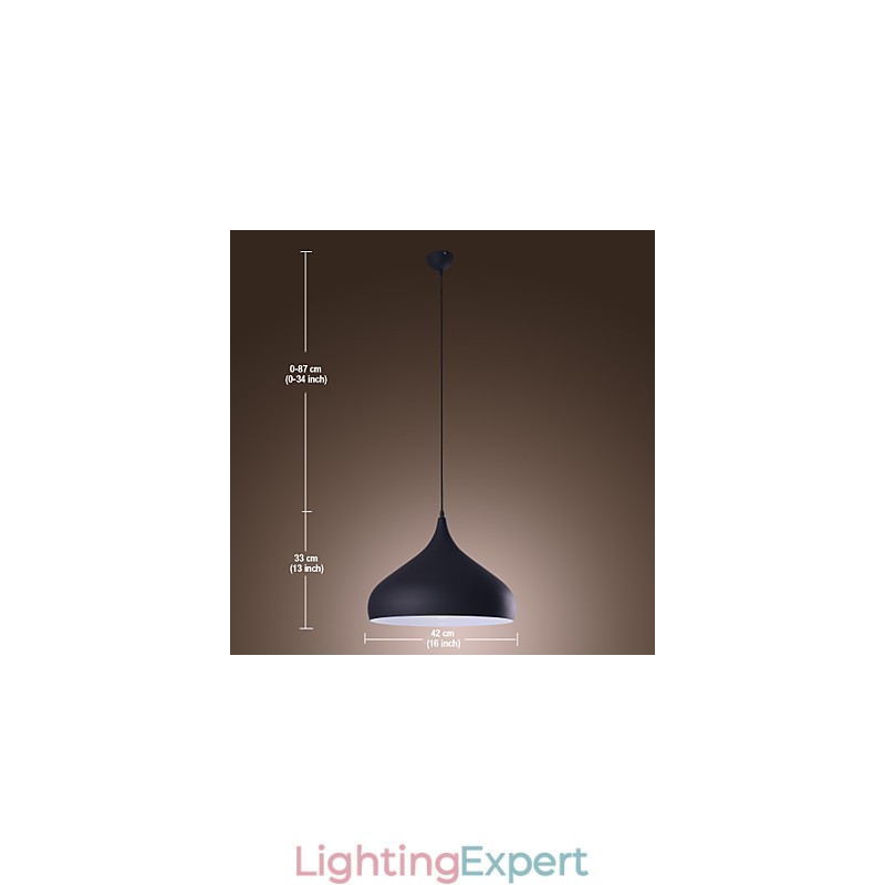 Modern Contemporary Retro Bowl Mini Style Painting Pendant Light