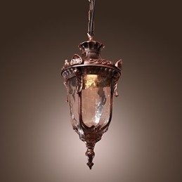 Antique Inspired Pendant Light with 1 Light