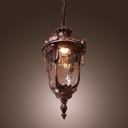 Antique Inspired Pendant Light with 1 Light