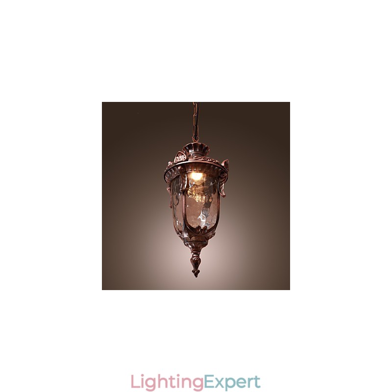 Antique Inspired Pendant Light with 1 Light