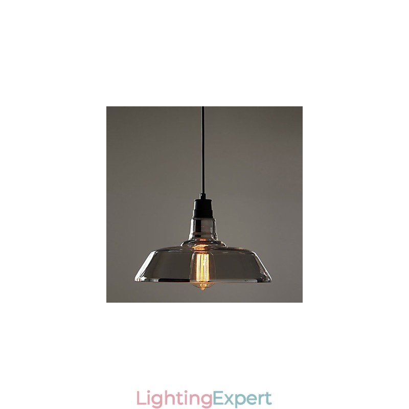 Vintage Electroplated Pendant Light Garage