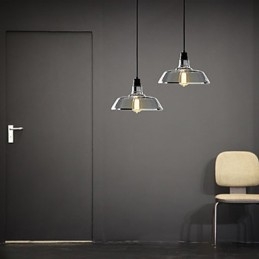Vintage Electroplated Pendant Light Garage