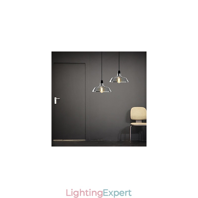 Vintage Electroplated Pendant Light Garage