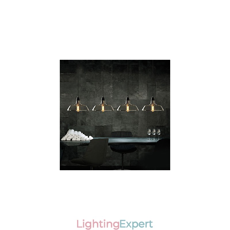 Vintage Electroplated Pendant Light Garage