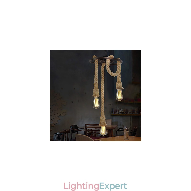 Retro Mini Style Electroplated Metal Pendant Light