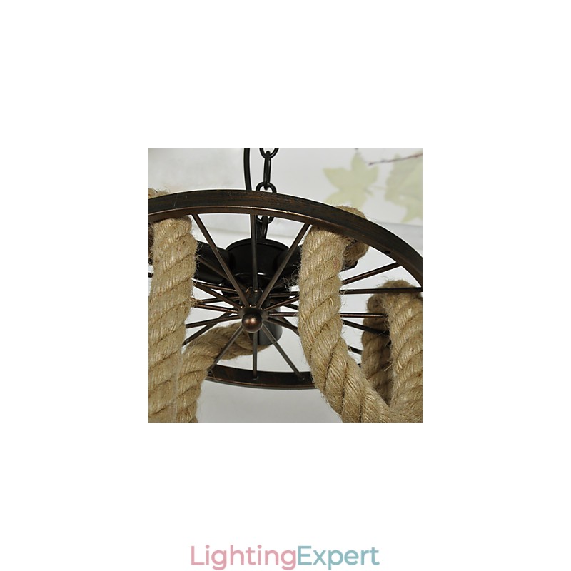 Retro Mini Style Electroplated Metal Pendant Light