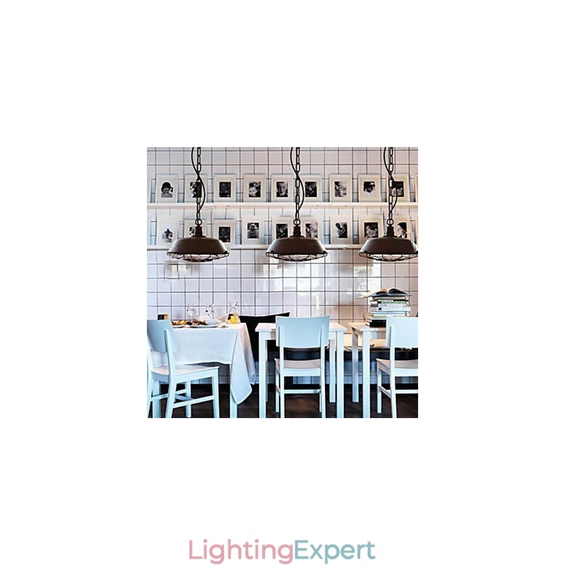 Wrought Iron Country Restoring Ancient Ways Single Head Droplight Lamp Light