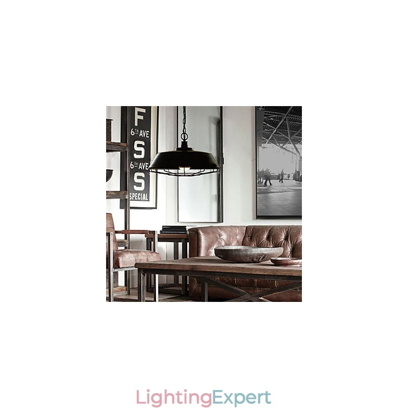 Wrought Iron Country Restoring Ancient Ways Single Head Droplight Lamp Light