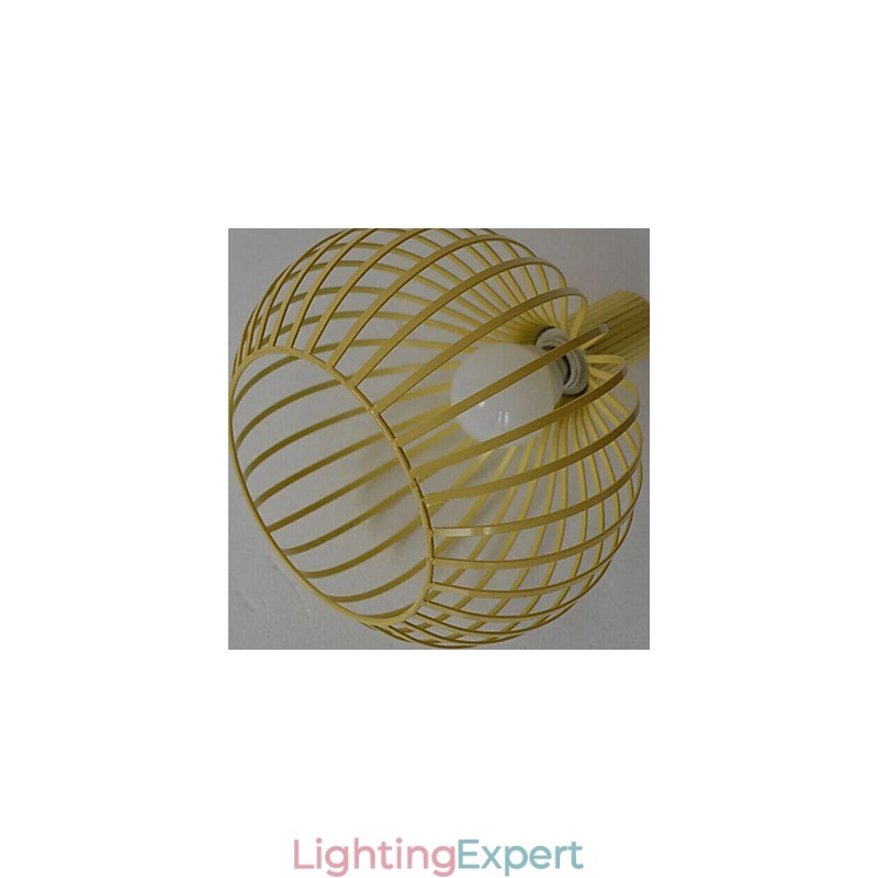 American Retro Contracted Wrought Iron Birdcage Chandelier Lamp Light