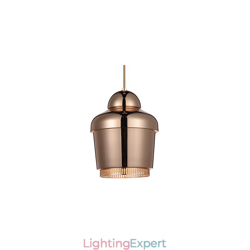 Pendant Lamp 1 Light Modern Simplicity Golden Chrome Black White Carbon Steel Metal Chandelier