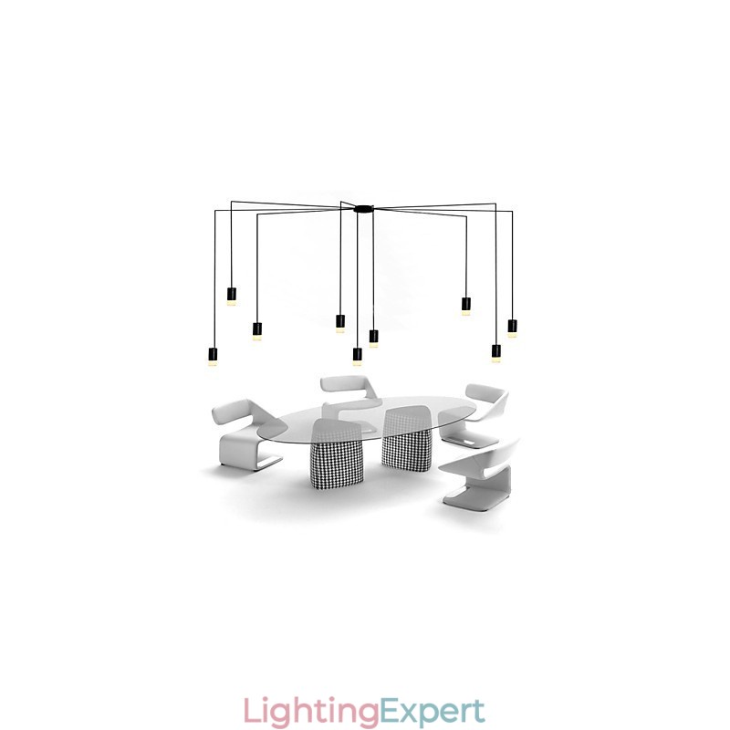 Northern Europe Contracted And Geometric Cord design Pendant Light