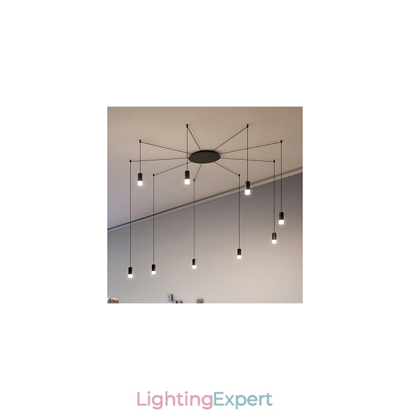 Northern Europe Contracted And Geometric Cord design Pendant Light