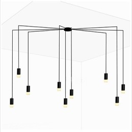 Northern Europe Contracted And Geometric Cord design Pendant Light
