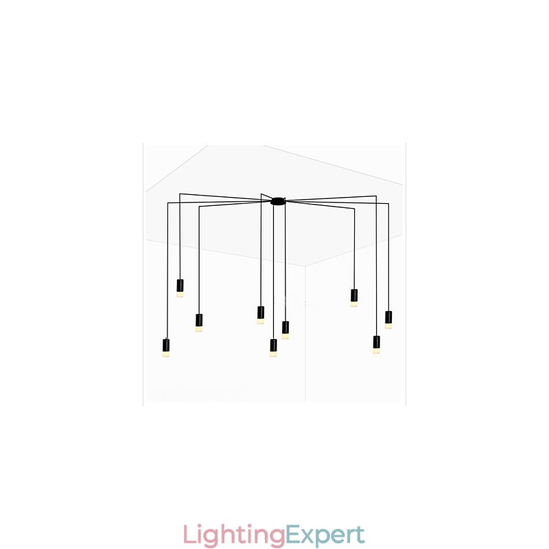 Northern Europe Contracted And Geometric Cord design Pendant Light