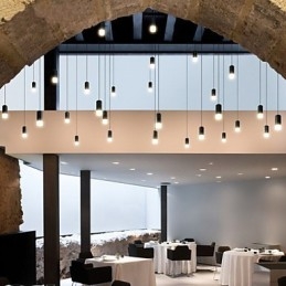 Northern Europe Contracted And Geometric Cord design Pendant Light