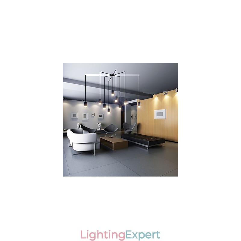 Northern Europe Contracted And Geometric Cord design Pendant Light