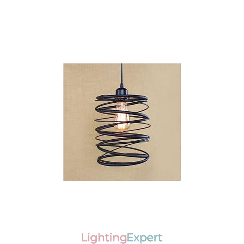 American Restoring Ancient Ways Wrought Iron Hob Creative Modern Single Head Droplight