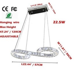 Model Pendant Light Modern Crystal Lamps Lighting Luxurious Ceiling Light Fixtures