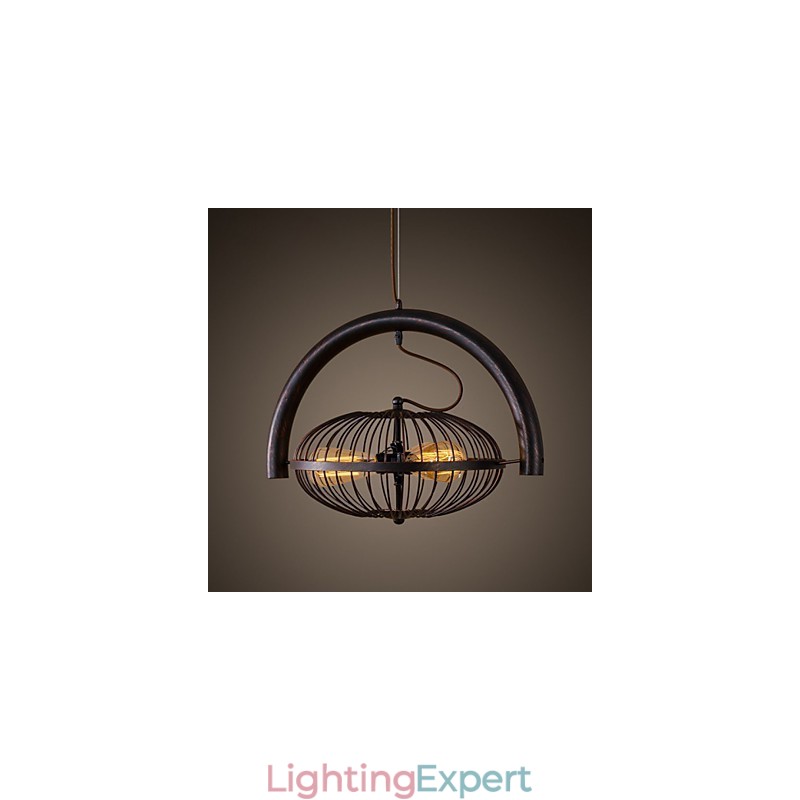 Retro Classic Metal Ceiling Fan Lights Simple Pendant Lamps Cafe Pendant Lamp
