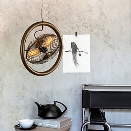 Retro Classic Metal Ceiling Fan Lights Simple Pendant Lamps Cafe Pendant Lamp
