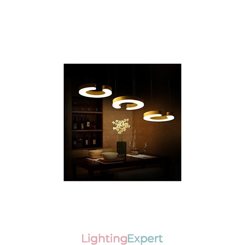 Three C Type Acrylic Chandelier Chandelier
