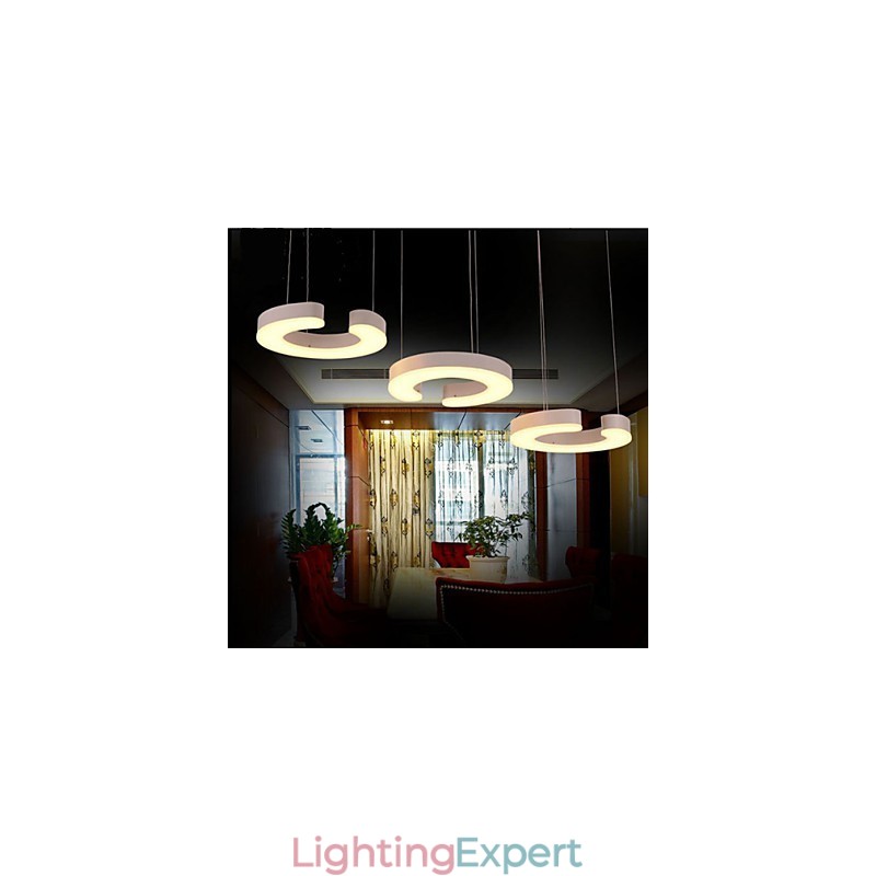 Three C Type Acrylic Chandelier Chandelier