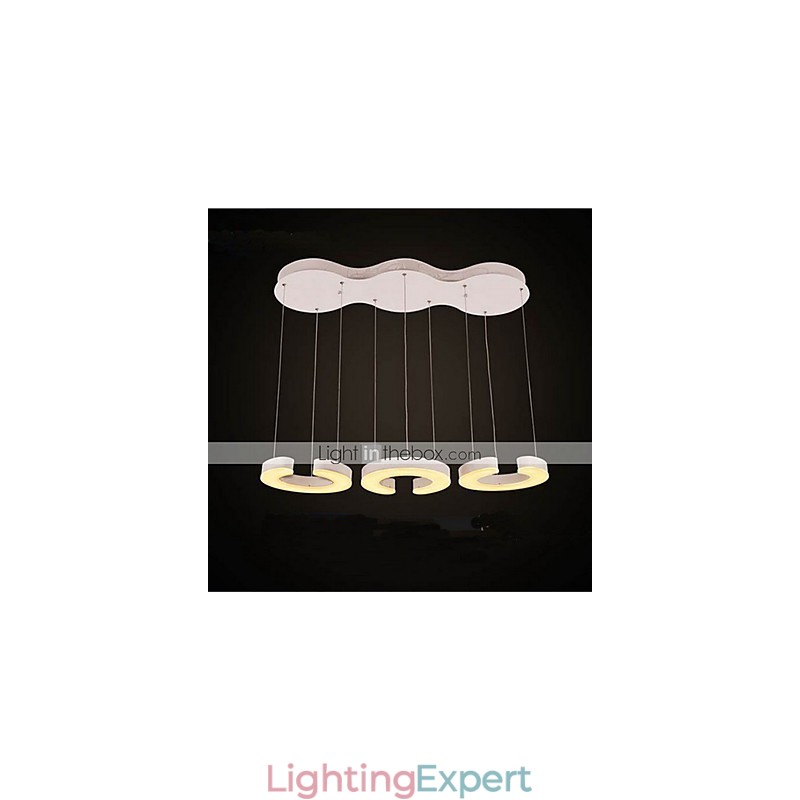 Three C Type Acrylic Chandelier Chandelier