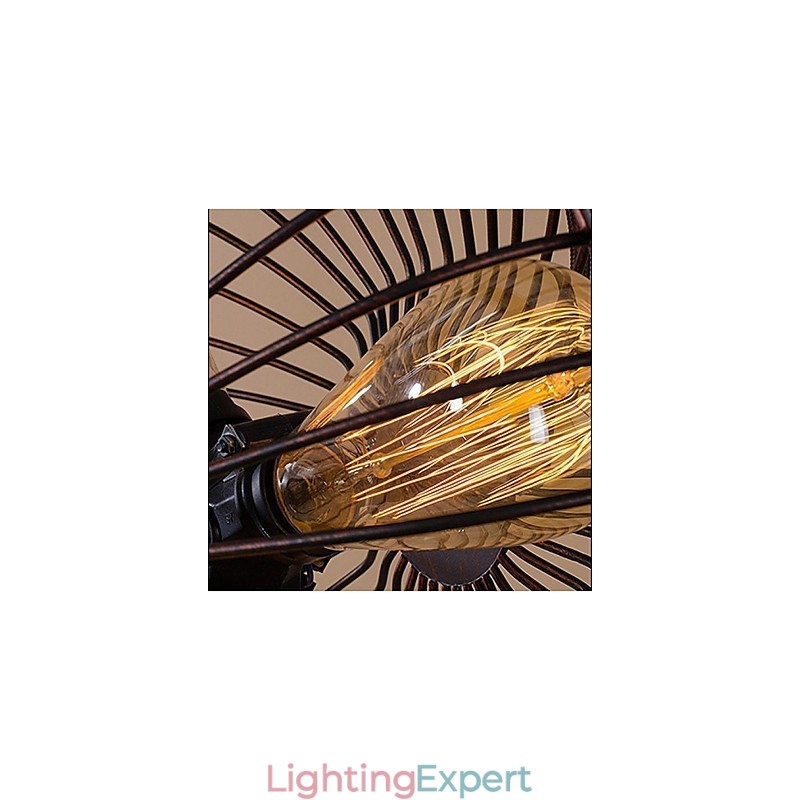 Retro Industrial Wind lamp fan pendant lamp American style