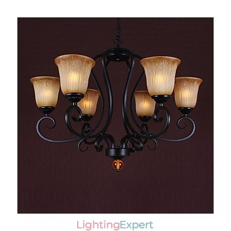 Traditional Classic Candle Style Painting Chandelier Traditional Classic Candle Style Painting Chandelier
