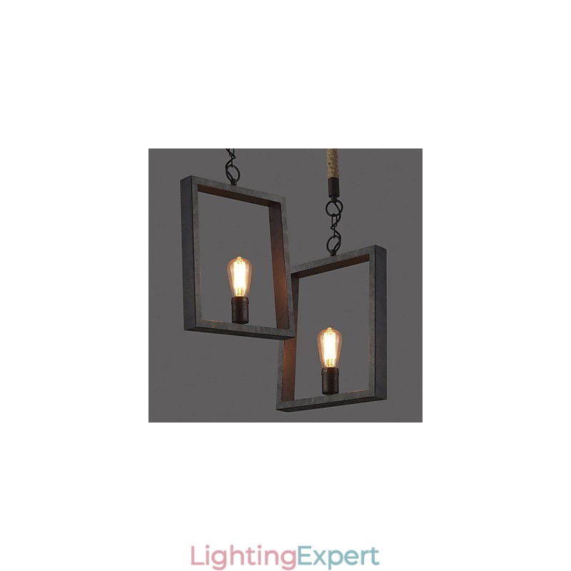 Pendant Rustic Lodge Vintage Retro Dininging Shopping Store Metal