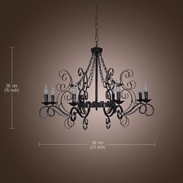 Traditional Classic Candle Style Others Chandelier