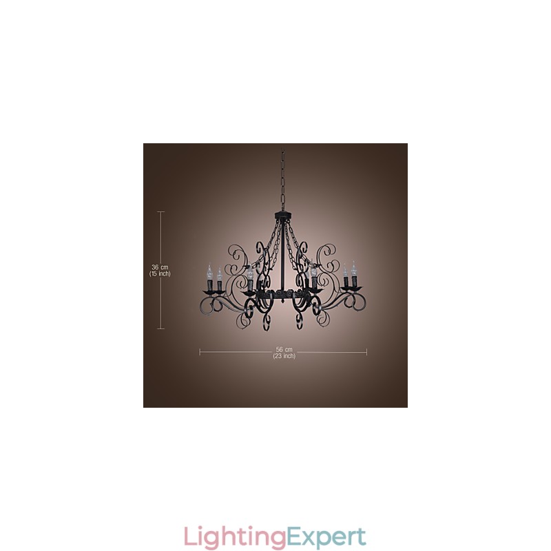 Traditional Classic Candle Style Others Chandelier
