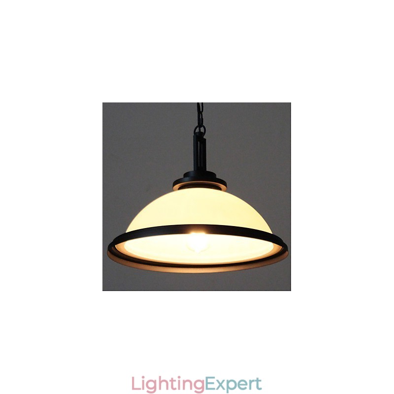 Pendant Lights Rustic Lodge Metal Painting Black