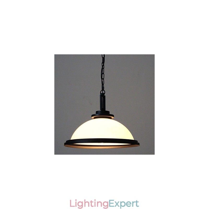 Pendant Lights Rustic Lodge Metal Painting Black