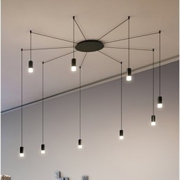 Northern Europe Creative Contracted And Geometric Line design Pendant Light