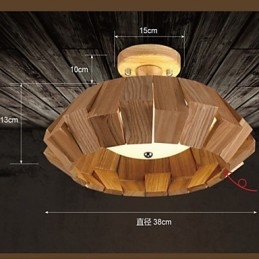 Modern Contemporary Country Mini Style Others Wood Bamboo Pendant Light