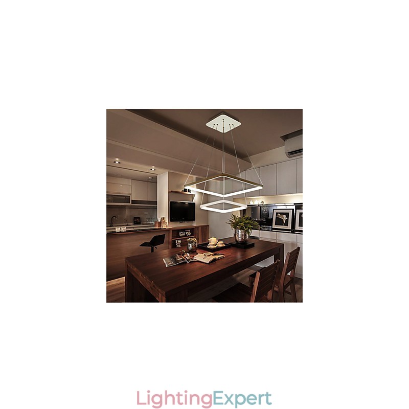 Modern Design 4Pendant Light Two Rings