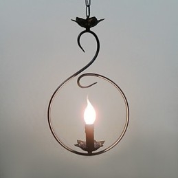 Country Mini Style Bronze Pendant Light