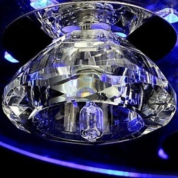 Chandelier Modern Crystal Living 3 Lights