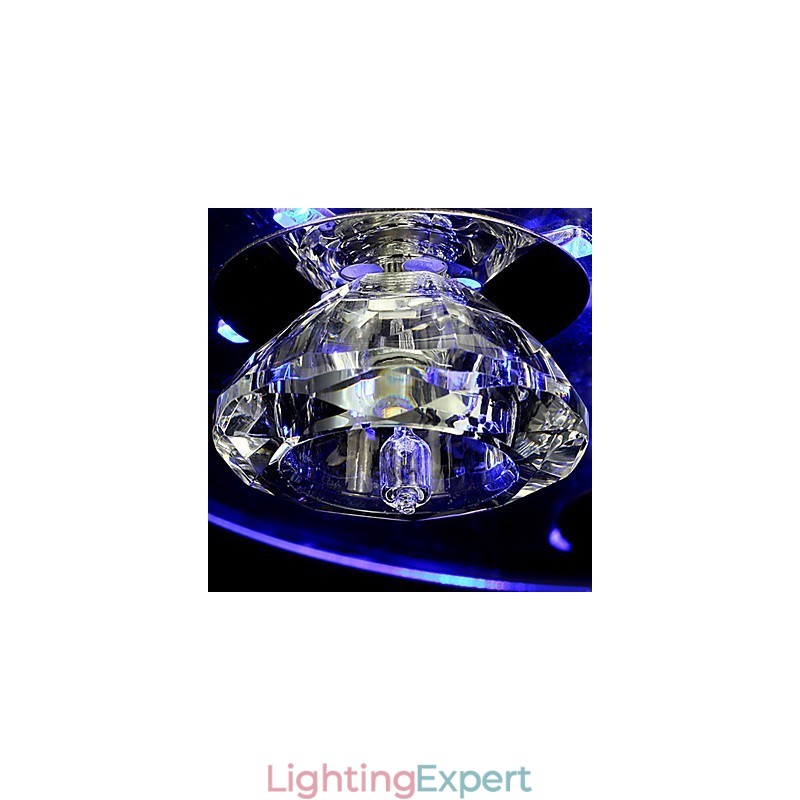 Chandelier Modern Crystal Living 3 Lights