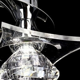 Chandelier Modern Crystal Living 3 Lights