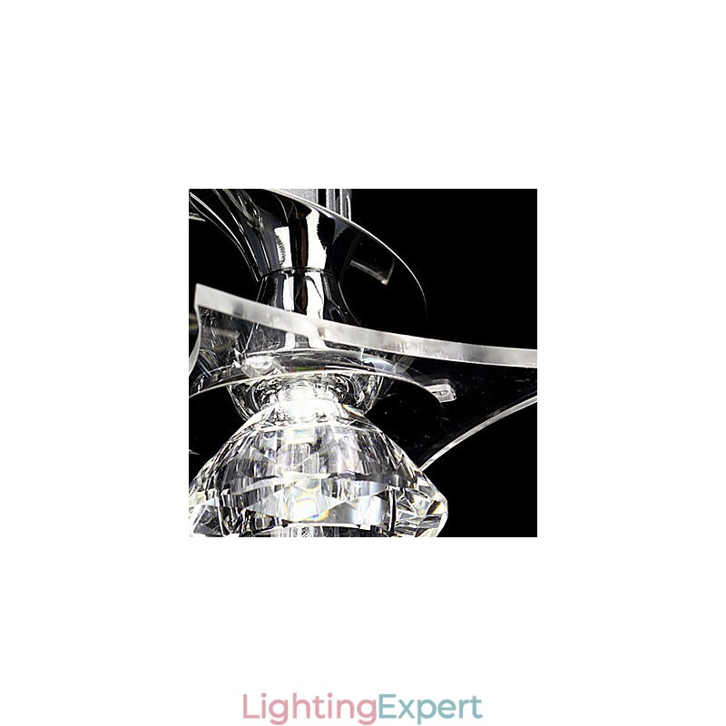 Chandelier Modern Crystal Living 3 Lights