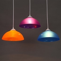 Single Head Acrylic Line Transparent Chimney Droplight Supermarket Lamp