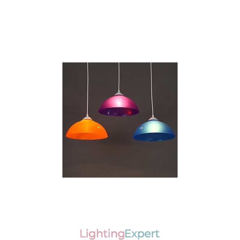 Single Head Acrylic Line Transparent Chimney Droplight Supermarket Lamp
