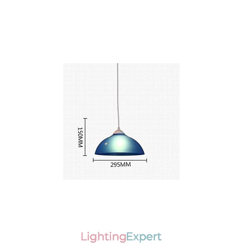 Single Head Acrylic Line Transparent Chimney Droplight Supermarket Lamp