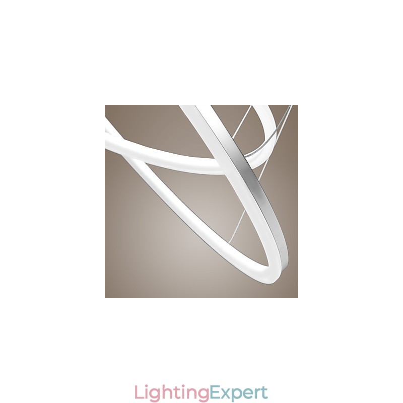 Modern Design Pendant Light 4High Quality Acrylic Double Ring Fit