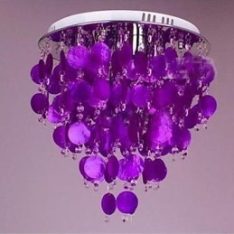 Warm Crystal Ceiling Lamp Shell