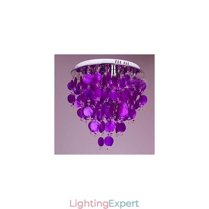 Warm Crystal Ceiling Lamp Shell