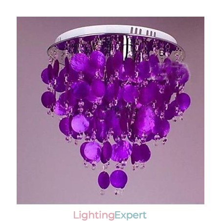 Warm Crystal Ceiling Lamp Shell